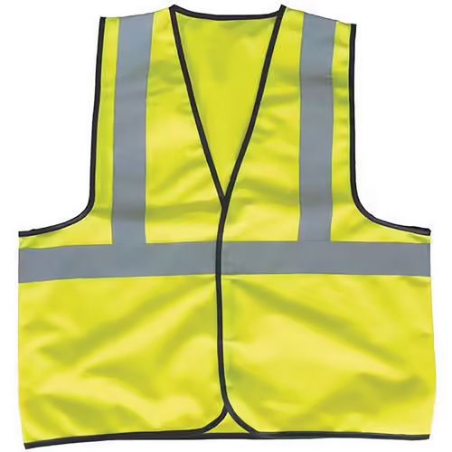 Gilet Haute Visibilité Jaune Taille L - Manutan