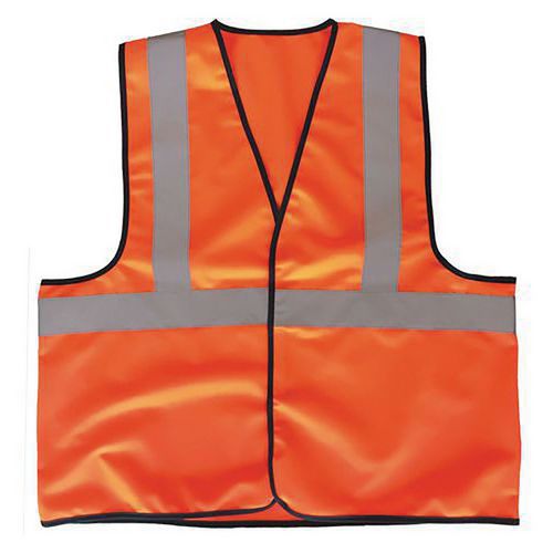 Gilet Haute Visibilité Orange Taille Xl - Manutan