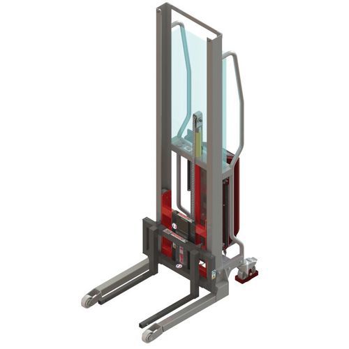 Gerbeur Semi-électrique Fourches Coulissantes Levfix300