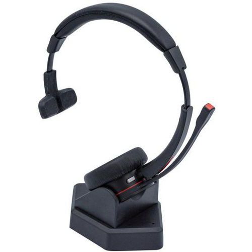 Casque Uc Sans Fil Bluetooth Monaural + Socle Usb-a Dacomex