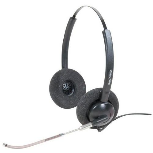 Casque Téléphone Micro Filaire 2 Ã‰couteurs - Dacomex