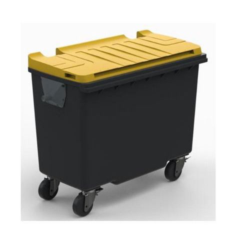 Container 500lcouvercle Jaune Prises Frontale /laterale