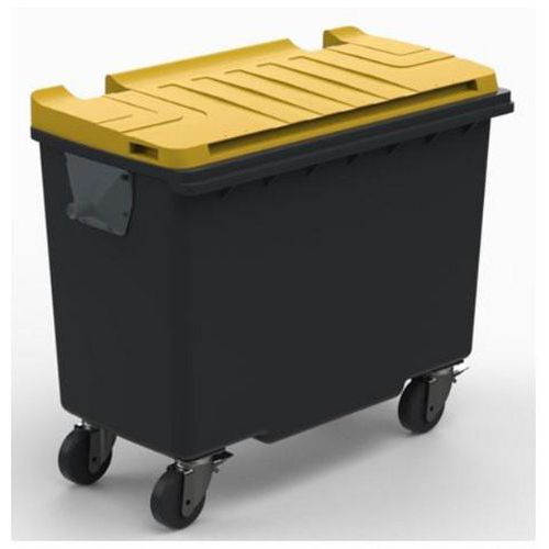 Container 500lcouvercle Jaune Prises Frontale /laterale