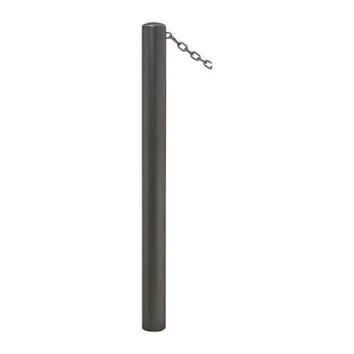 Procity - Potelet Carrefour Ø76mm 1 Anneau Zinc Gris - Voirie - Fixation à sceller - 118cm