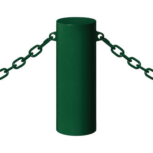 Borne Barcelone Ø 22 Cm 2 Anneaux - Zinc Vert 6005