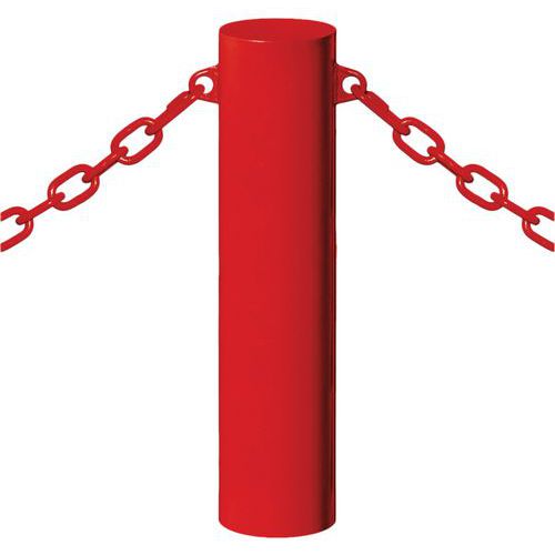 Borne Barcelone Ø 16 Cm 2 Anneaux - Zinc Rouge 3020