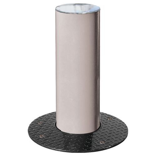 Borne Rétractable Ø 22 Cm Inox Brossé - Gris 7044