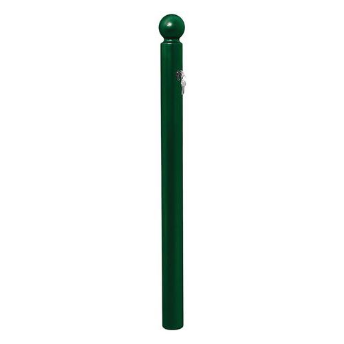 Procity - Potelet amovible Primabloc Boule 3 clés - Zinc vert 6005 - H 115cm - Métal - Sécurité et Durabilité