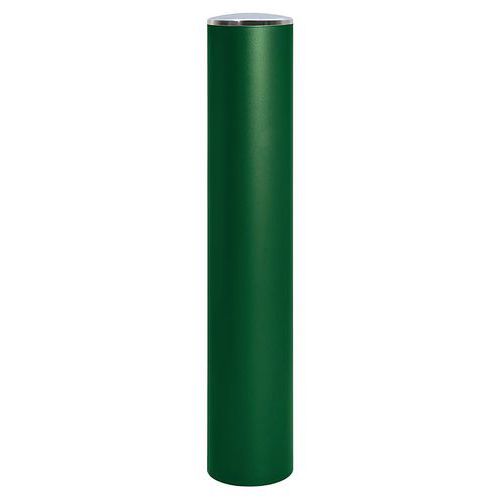 Borne Anti-bélier Ø 22 Cm Couvercle Inox Zinc Vert 6005