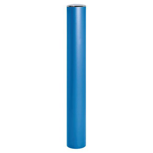 Borne Anti-bélier Ø 16 Cm Couvercle Inox Zinc Bleu 5010