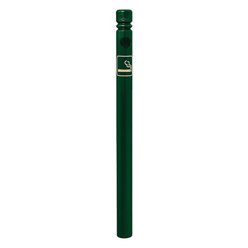 Potelet Cendrier Ø 76 Mm Pommeau City - Zinc Vert 6005