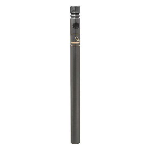 Procity - Potelet Cendrier Pommeau City Ø 76mm Gris Métal - 148.5cm Hauteur - Fixation à sceller