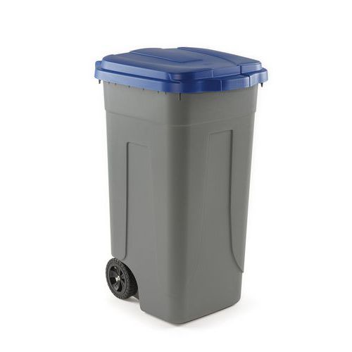 Couvercle Pour Poubelle De Tri - Bleu - 100l