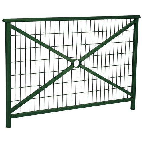 Barrière Lisbonne 1.50 M Structure Grillagée Zinc Vert 6005