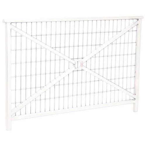 Barrière Lisbonne 1.50 M Structure Grillagée Zinc Blanc 9010