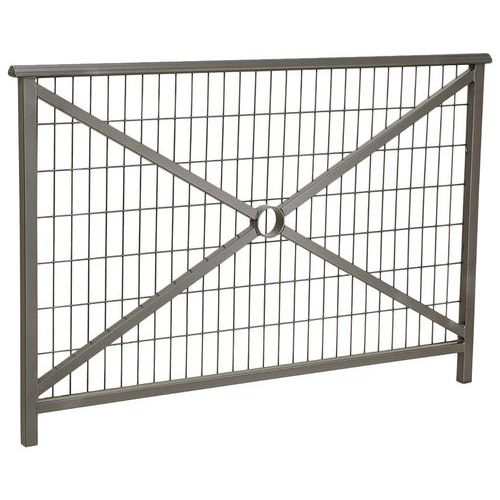 Barrière Lisbonne 1.50 M Struct Grillagée Zinc Gris Procity