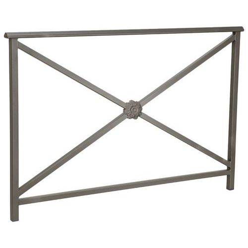 Procity - Barrière Lisbonne 1.50m Gris Acier Epoxy - Hauteur 100cm - Garantie 5 ans