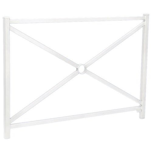 Barrière Orléans 1.47 M Struc Simple Croix - Zinc Blanc 9010
