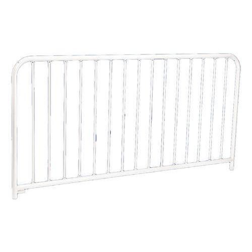 Barrière À Barreaux 2 M - Galva Blanc 9010