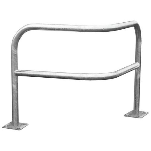 Procity - Arceau de protection d'angle renforcé platines 1m - Acier Galvanisé - 100cm Hauteur - Sécurité Voirie