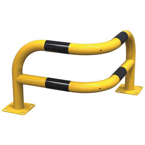 Procity - Arceau de protection angle renforcé - 43cm Jaune Galva - Acier Époxy - Sécurité Voirie