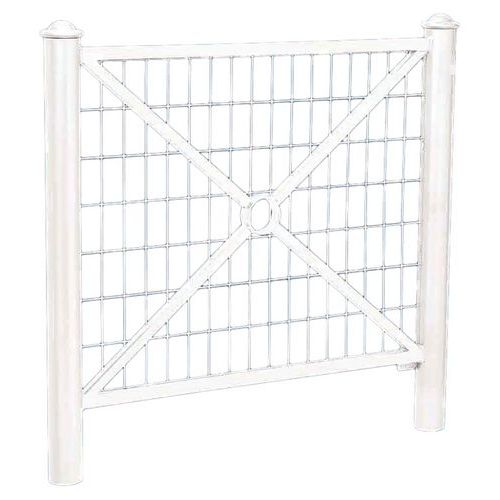 Barrière Province Grillagée 1.07 M Agora - Zinc Blanc 9010