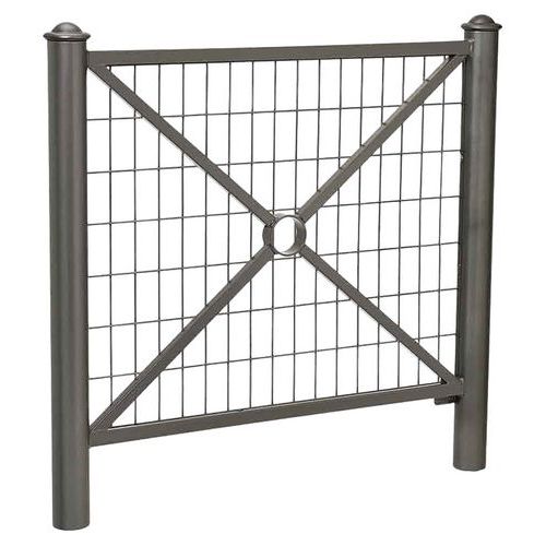 Barrière Province Grillagée 1.07 M Agora - Zinc Gris Procity