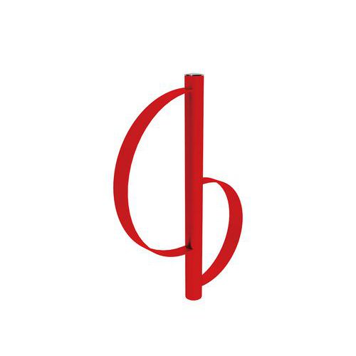 Support Vélos Province Classique Pommeau Inox Rouge 3020