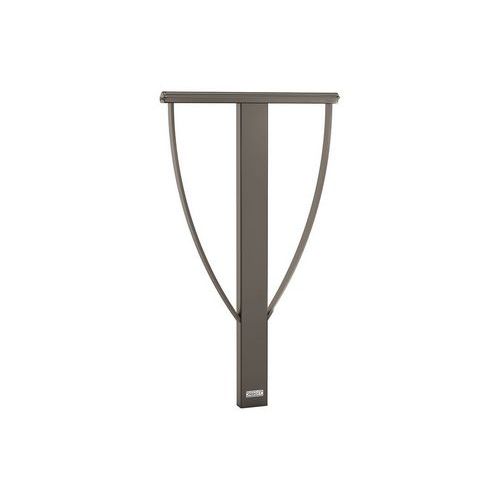 Procity - Support vélos Lisbonne scellement - Acier galvanisé gris - 2 places - 87cm hauteur