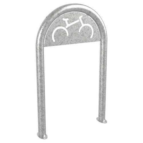 Support Vélos Trombone Signalétique Ø 60 Platines - Galva