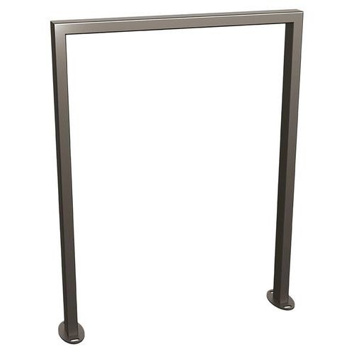 Support Vélos Milan Sur Platines - Galva Gris Procity