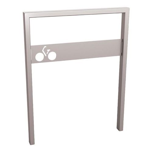 Support Vélos Milan Signalétique Scell. Galva Gris 7044