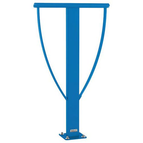 Support Vélos Lisbonne Sur Platines - Galva Bleu 5010