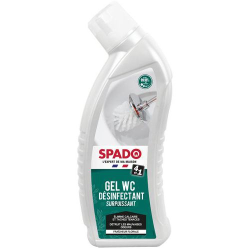 Gel Wc Surpuissant Désinfectant 4 En 1 - Spado