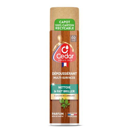 Aérosol Dépoussiérant Tous Types De Bois - 300 Ml - O'cedar