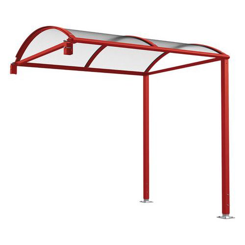 Abri Vélos Voûte M Complémentaire Rouge 3004