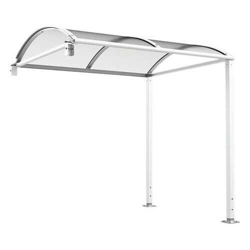 Abri Vélos Voûte M Complémentaire Blanc 9010