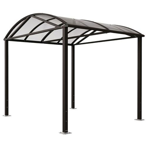 Abri Vélos Voûte L Initial - Noir 9005