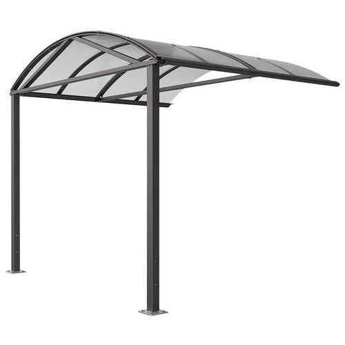 Abri Vélos Voûte L Complémentaire - Gris Procity