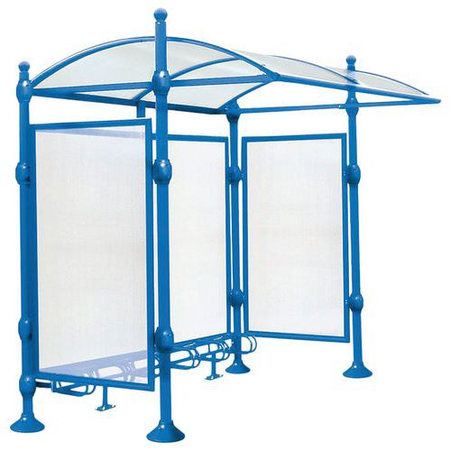 Abri Vélos Province Initial Bardages - Boule Bleu 5010