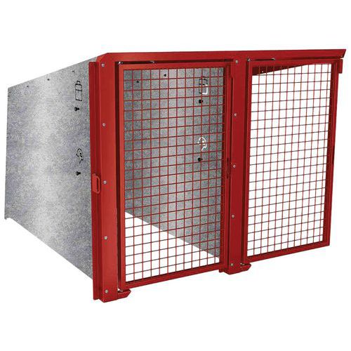 Abri Vélos Berlin Compl. 2 Places Portes Peintes Rouge 3004