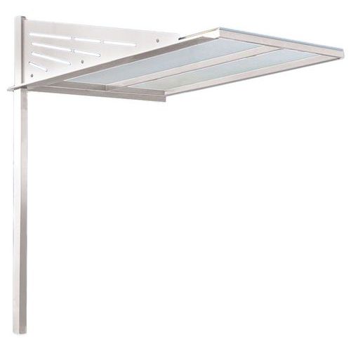 Abri Vélos Conviviale Compl. Sans Bardages - Blanc 9010