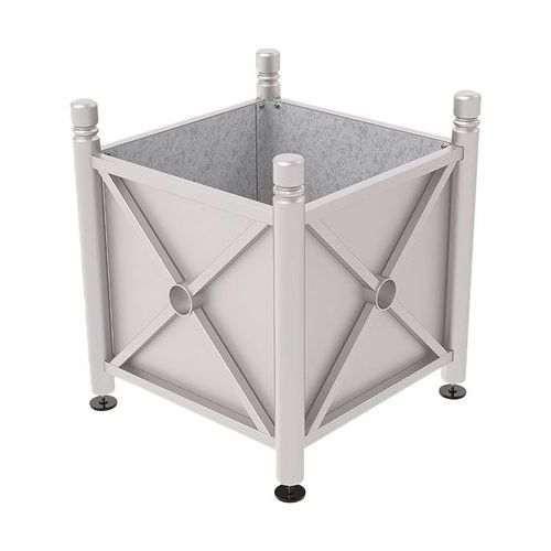 Jardinière Acier Province City 80 X 80 Cm - Gris 7044