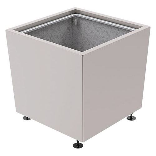 Jardinière Olbia 78.5 X 78.5 Cm Avec Bac - Gris 7044