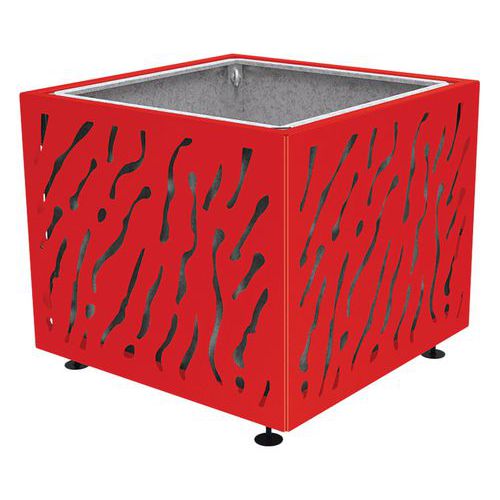 Jardinière Venise 99 X 99 Cm Avec Bac - Rouge 3020