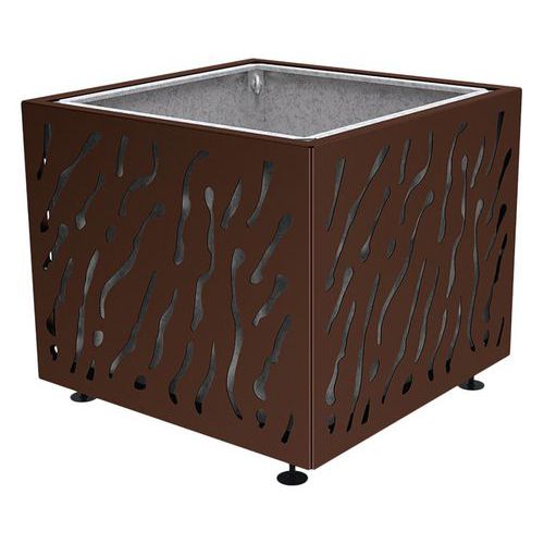 Jardinière Venise 99 X 99 Cm Avec Bac - Marron 8017