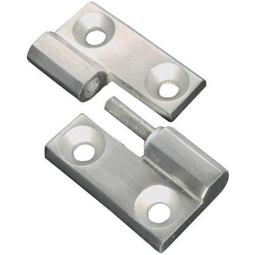 Charnière Dégondable Acier Décapé M5 Entraxe:25 Mm