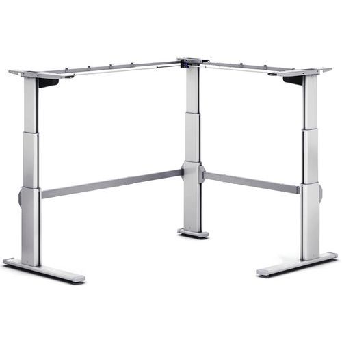 Piètement Pour Bureau Assis Debout Aluforce Pro 251 M Argent