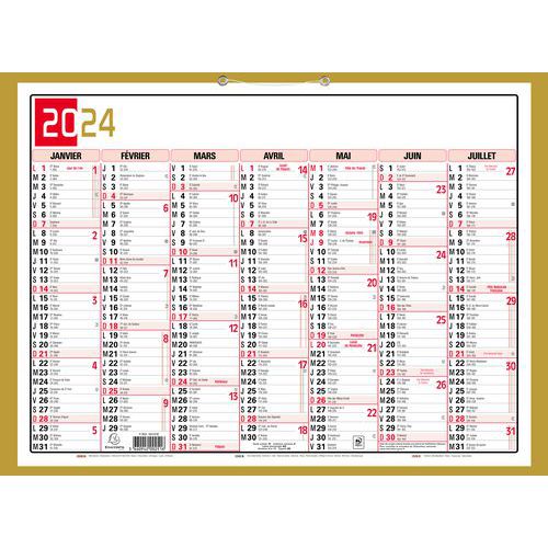 Le Calendrier 2025 55x40 : Un Allié Indispensable pour une Année Organisée et Productive