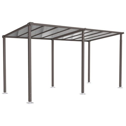 Abri Vélos Milan Initial Et Complémentaire - Gris Procity